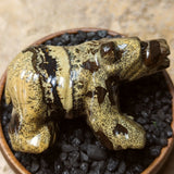 Dendritic Jasper Bear Carving~CRDJBC02