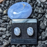 Blue Lace Agate Post Earrings~JSSBLA04