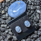 Blue Lace Agate Post Earrings~JSSBLA05