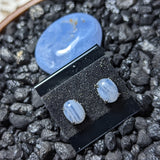 Blue Lace Agate Post Earrings~JSSBLA06