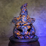 Emberlite Pumpkin in Witches Hat Carving~CREMPWHC
