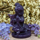 Lepidolite Tinkerbell Carving~CRLEPTC1