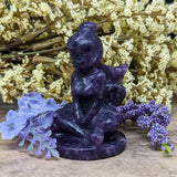 Lepidolite Tinkerbell Carving~CRLEPTC1
