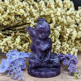 Lepidolite Tinkerbell Carving~CRLEPTC2