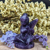 Lepidolite Tinkerbell Carving~CRLEPTC2