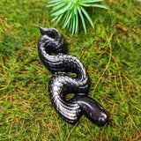 Silver Sheen Obsidian Snake~CRSSOSNK