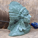 Jade Tribal Chief Carving~CRJADTC1