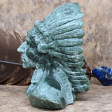 Jade Tribal Chief Carving~CRJADTC1