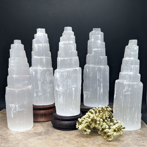 Selenite Tower-Medium~ CRSETWMD