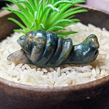 Ocean Jasper Snail Carving~CROJSNAL